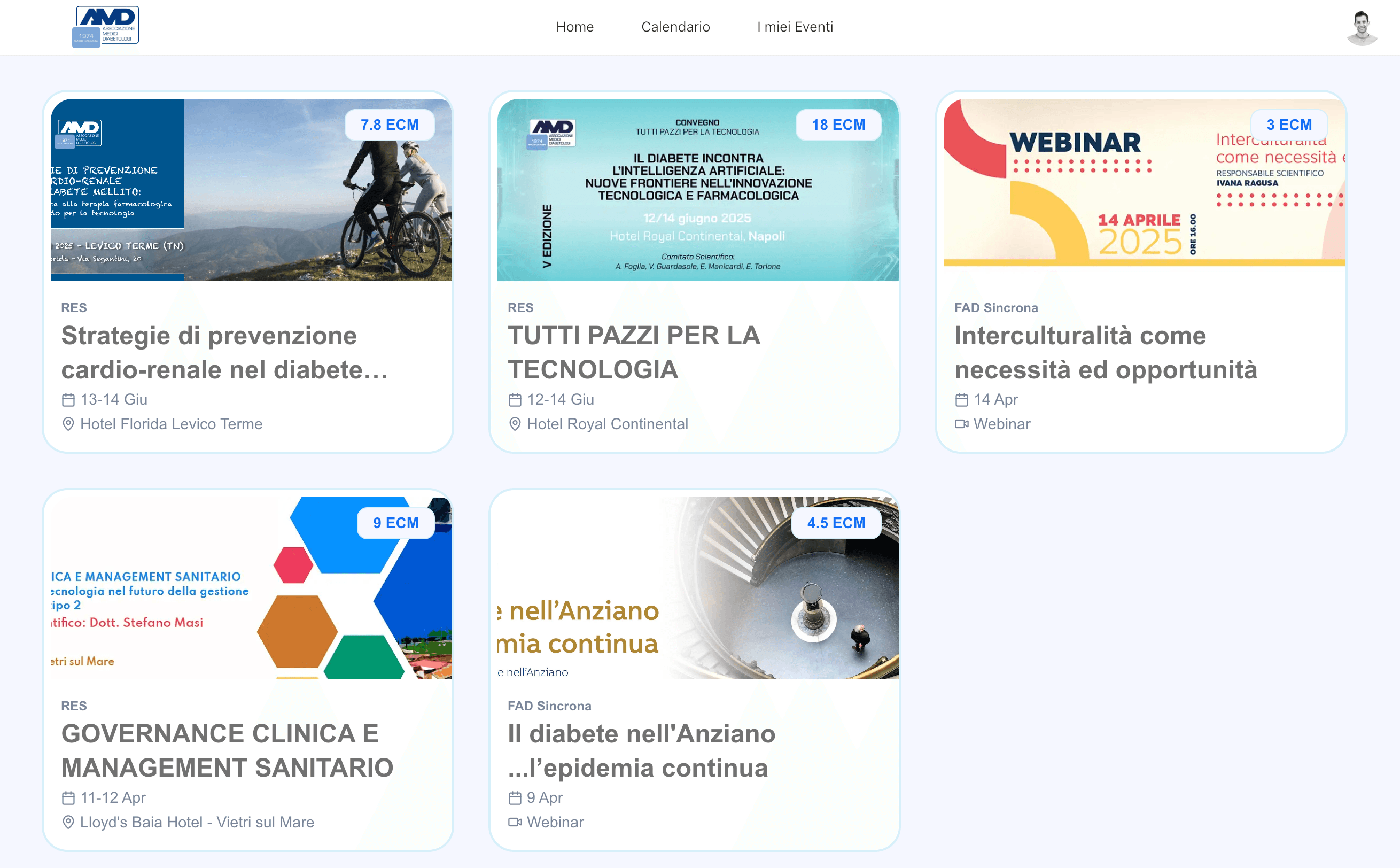 AMD – Associazione Medici Diabetologi screen 1